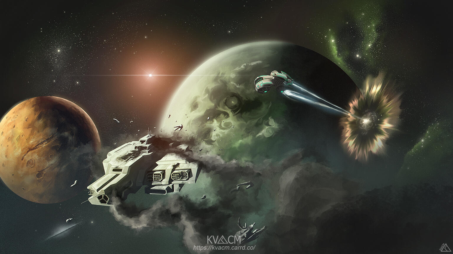 Space Scene for Markus Zijlstra